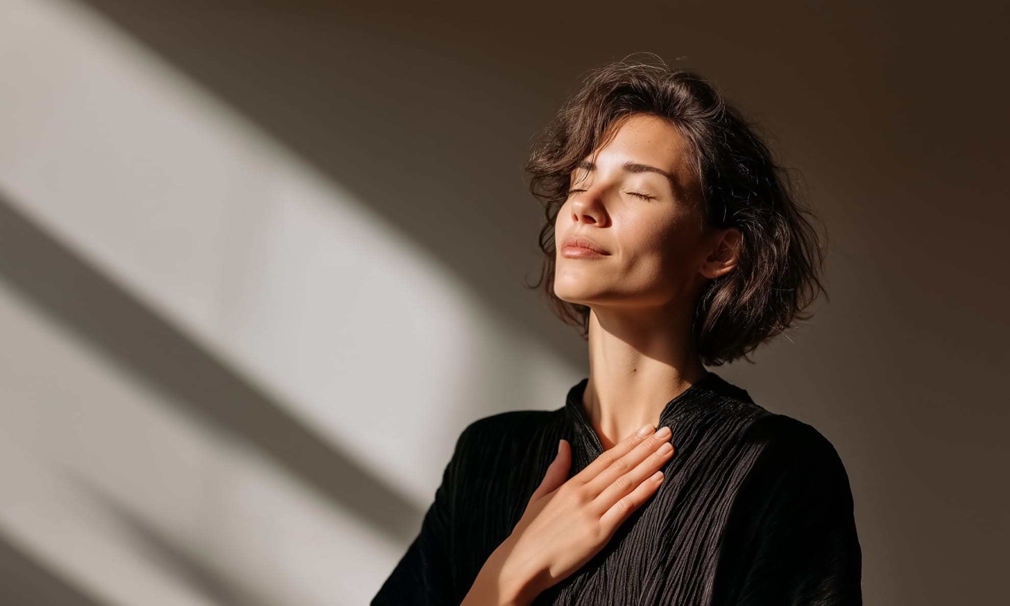 short hair woman