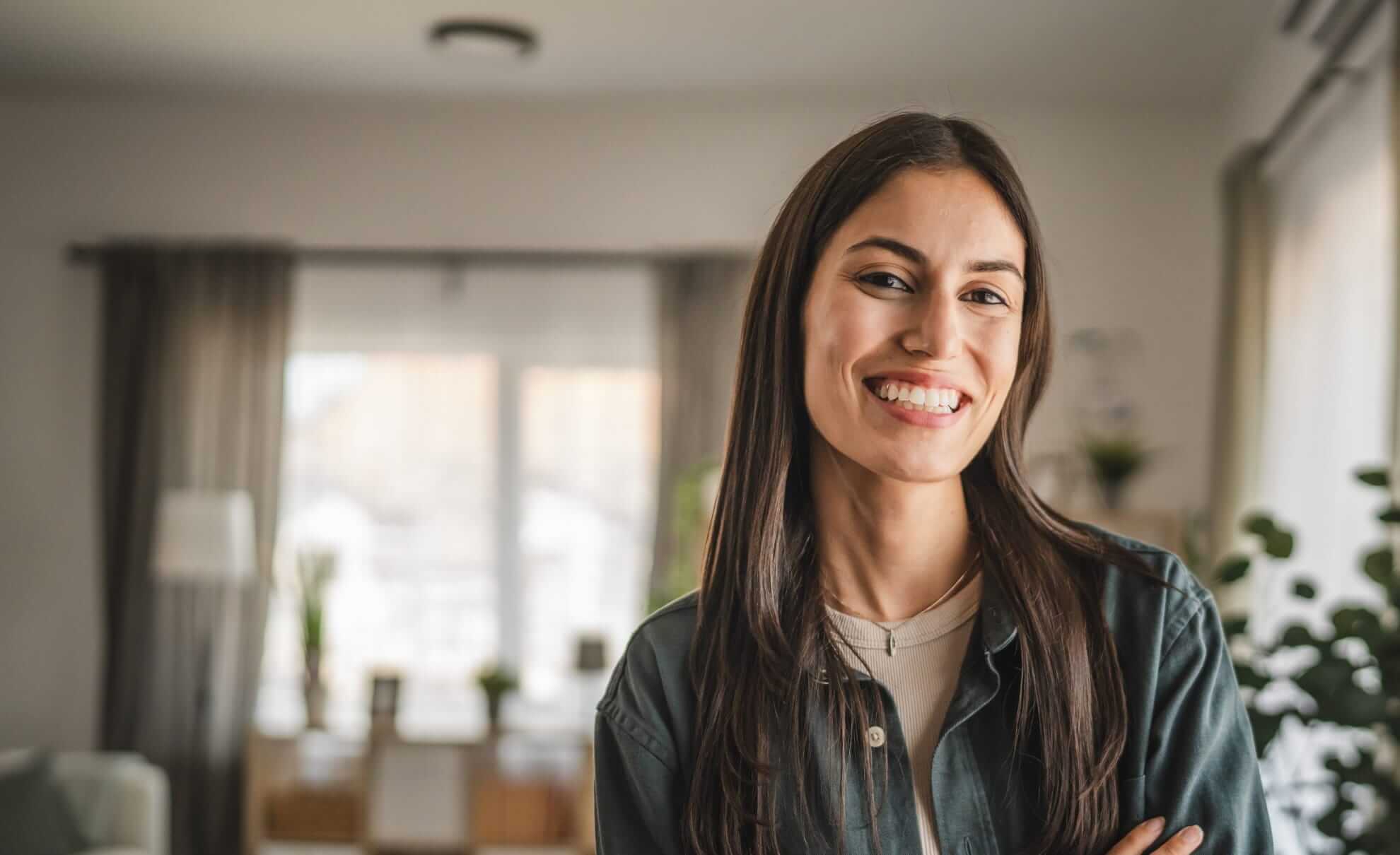 smiley woman