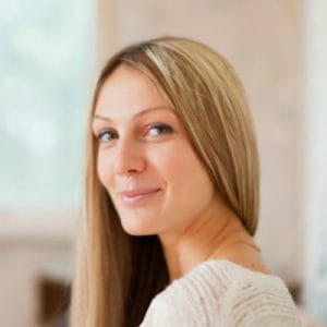 woman with blonde hair